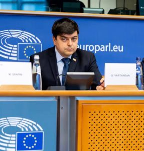 Deputatul MAN, Gaik Vartanean, la Bruxelles: „Parcursul european trebuie să reflecte realitățile din Republica Moldova”