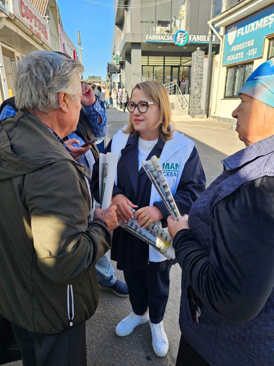 Angela Cutasevici, la Florești: Oamenii cer condiții decente de trai după o viață de muncă